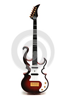 Rock guitar isolated