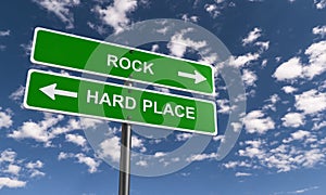 Rock and a hard place