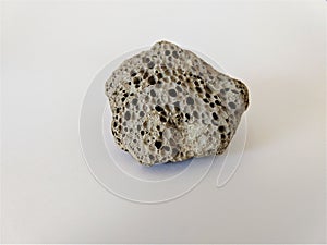 Rock with holes in it