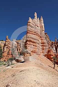 Rock Hoodoos in Bryce Canyon National Park in Utah photo