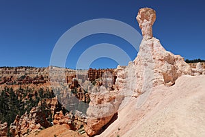 Rock Hoodoos in Bryce Canyon National Park in Utah photo