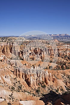 Rock Hoodos formed by Erosion in Bryce Canyon