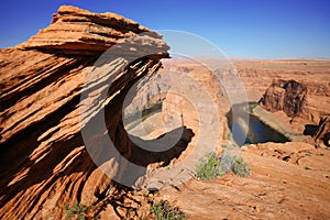 Rock at Horseshoe Bend