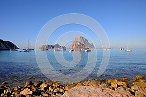 The rock island Es Vedra