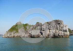 Rock island in the sea