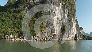 Rock islands in Halong Bay, Vietnam