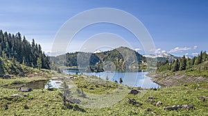 Rock Isle Lake in the High Alpine of Mount Assiniboine Provincial Park