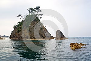 The rock and the islet photo