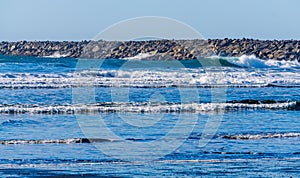 Rock Jetty At Westport 5