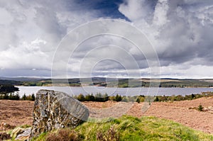 Rock at Kielder water