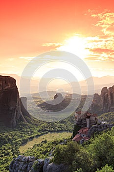 Rock monasteries Meteora, Greece