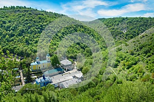 Rock Monastery in village Saharna, Republic Moldova.