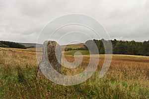 Rock in moorland between Enochdu and Spittal of Glenshee