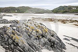 Rock on Morar Bay Beach photo