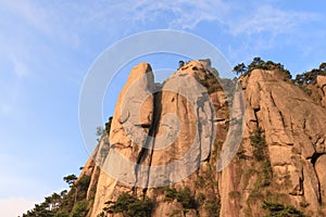 The rock on the Mount Jiuhua