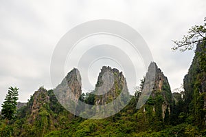 Rock mountain at Ban Mung, Thailand