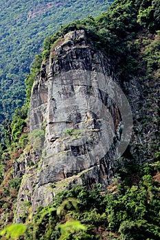 Rock mountain in nilgiris hills