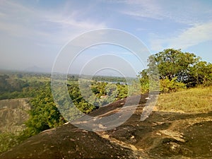 Rock mountain sri lanaka photo
