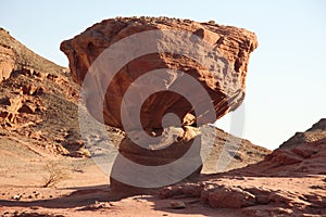 Rock Mushroom in Timna, Israel