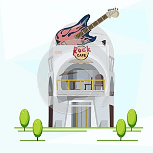 Rock music building -