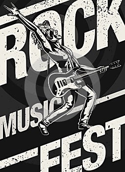 Rock Music Fest Poster
