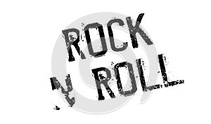 Rock N Roll rubber stamp