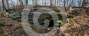 Rock Outcroppings Along The Natchez Trace Parkway.