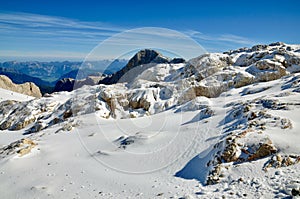 Rock Outcrops of Dachstein Glacier, Austria