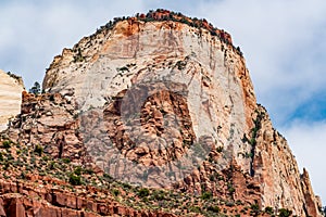 Rock Peak at Zion National Park, Utah.