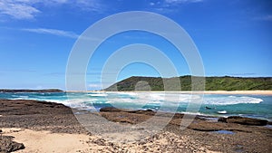 The Rock Platform at Moonee Beach