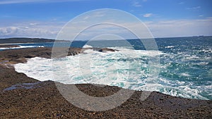 The Rock Platform at Moonee Beach