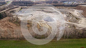 Rock Quarry in Neenah Wisconsin USA during the Day