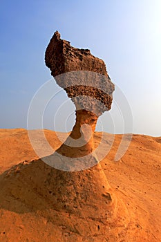 La roccia la regina Testa. 