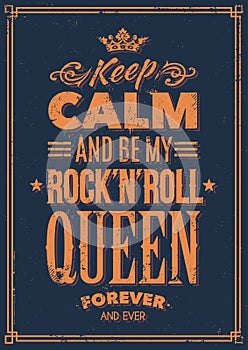 Rock Queen Typography