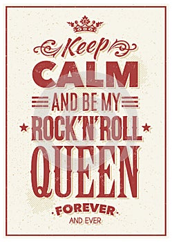 Rock Queen Typography