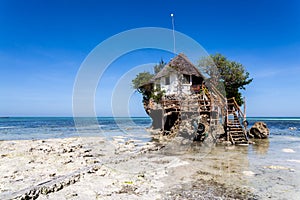 Rock restaurant, Zanzibar Island, Tanzania