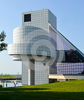 Rock and Roll Hall of Fame Downtown Cleveland Ohio