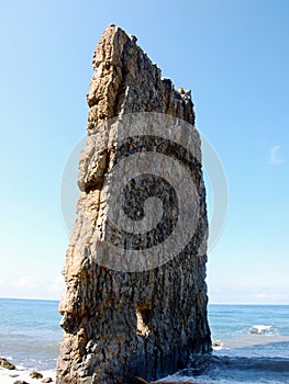 Rock Sail on the black sea coast