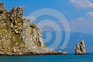Rock and sea, Gaspra