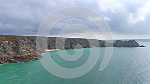 The Rock and the Sea at Penzance, Cornwall, UK