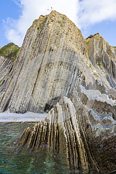 Rock shape in sea coast