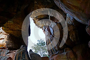 Rock shelters, Bhimbetka Madhya Pradesh