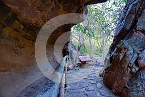 Rock shelters, Bhimbetka Madhya Pradesh