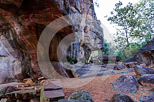 Rock shelters, Bhimbetka Madhya Pradesh