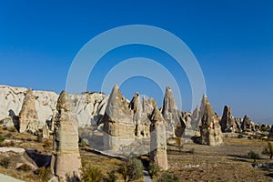 Rock Sites of Cappadocia in Love valley, Kapadokya, Turkey
