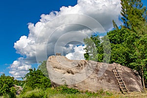 The rock and sky on the mountains at Chaiyaphum.