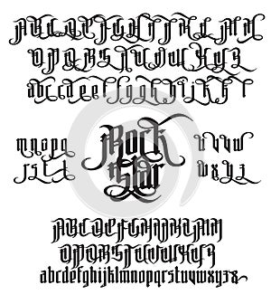 Rock Star Gothic Font