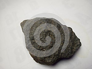 Rock stone isolated on white background