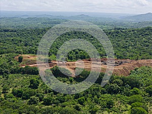 Rock stone quarry mine