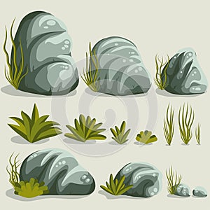 Rock stone set